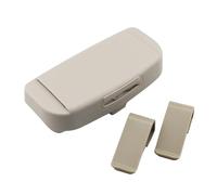 JOVERI Custodia Porta Occhiali for Auto Scatola Porta Occhiali da Sole for Auto, for Mitsubishi, Outlander ASX Lancer 9 10 Pajero Sport I200 Portaocchiali da Sole per Auto(Upgrade Beige)