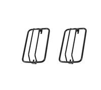 JOVERI Esterno auto Paraurti anteriore Indicatori di direzione laterali Copertura decorativa for fari, for Jeep, Wrangler TJ 1997-2006 Car Styling Coprifaro per auto(Front)