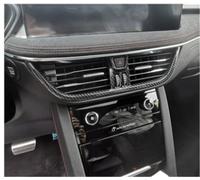 JOVERI For Ford, 20, for Escape, 19, for Focus, striscia decorativa interna for presa d'aria centrale Toppa per presa d'aria del pannello strumenti(Schwarz)