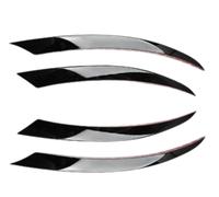 JOVERI For Mercedes-Benz, Classe C 15-18, Lama frangivento anteriore, Fendinebbia, Striscia decorativa frangivento anteriore, Lama ... Modanatura fendinebbia per auto(Schwarz)