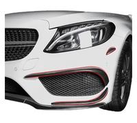JOVERI For Mercedes-Benz, Classe C C180l C200l Spoiler anteriore Lama antivento Paraurti anteriore Fendinebbia Spoiler Anteriore Hovel Surround Modanatura fendinebbia per auto