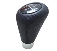 JOVERI For superbo, pomello del cambio universale in pelle for auto con leva del cambio manuale, linea nera/linea rossa Pomello del cambio(Schwarz)