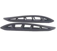 JOVERI For Toyota, 22, for Harrier, for Venza, adesivo decorativo for copertura fendinebbia anteriore esterno Modanatura fendinebbia per auto(Carbon Fiber)