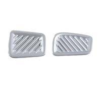 JOVERI For Toyota, 22, for Highlander, adesivo decorativo for interni in argento for bocchetta d'uscita dell'aria anteriore Toppa per presa d'aria del pannello strumenti