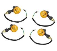 JOVERI Indicatore di direzione della lampada lampeggiante Indicatore da | 4 pezzi Indicatori per moto 12V Luci di direzione per moto