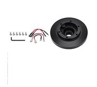 JOVERI Kit adattatore mozzo corto for volante Kit adattatore mozzo a sgancio rapido in alluminio nero, for BMW, E36 318 325 328 840 850 E39 M3 Z3 Adattatore per mozzo volante