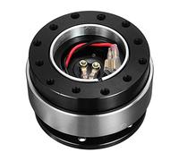 JOVERI Kit Boss adattatore mozzo a scatto for volante universale for auto a 6 fori in alluminio a 6 fori Adattatore per mozzo volante(Silver)