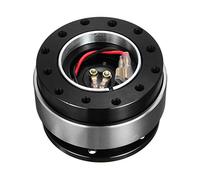 JOVERI Kit boss adattatore mozzo a sgancio rapido for volante universale in alluminio Bittet 6061 T6 Adattatore per mozzo volante(Silver)