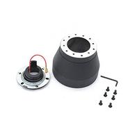 JOVERI Kit boss adattatore mozzo volante nero da corsa, for BMW, E30 325 Adattatore per mozzo volante