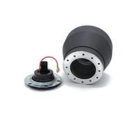 JOVERI Kit boss adattatore mozzo volante nero da corsa, for BMW, E30 325 Adattatore per mozzo volante