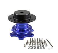 JOVERI Kit boss mozzo a sgancio rapido volante universale Adattatore mozzo ruota Mozzo volante a 6 fori Adattatore per mozzo volante(Blue)