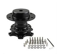 JOVERI Kit boss mozzo a sgancio rapido volante universale Adattatore mozzo ruota Mozzo volante a 6 fori Adattatore per mozzo volante(Schwarz)
