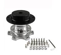 JOVERI Kit boss mozzo a sgancio rapido volante universale Adattatore mozzo ruota Mozzo volante a 6 fori Adattatore per mozzo volante(Silver)