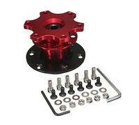 JOVERI Kit boss mozzo volante universale in alluminio a sgancio rapido Adattatore mozzo ruota CA0011- BL Mozzo volante a 6 fori Adattatore per mozzo volante