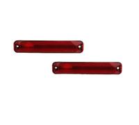 JOVERI Kit di copertura for luce posizione laterale for parafango posteriore Ford, Bronco e F Truck Econoline Van Car Ont senza lampadina/presa Terza luce di stop centrale(2pcs Red Lens)