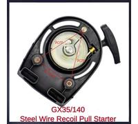 JOVERI Motore Universale for decespugliatore a 4 Tempi con avviamento a Strappo GX35 140 Facile avviamento a Strappo con Motore Trimmer Decespugliatore Avviamento a Strappo(B)