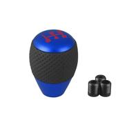 JOVERI Pomello del cambio universale in pelle e alluminio for auto Superb, for leva del cambio M8 M10 M12, pomello del cambio, testa del cambio Pomello del cambio(Blue)