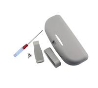 JOVERI Porta Occhiali for Auto, for Citroen, Serie DS C-Quatre C-Triomphe Picasso C1 C2 C3 C4 C4L C5 Elysee Custodia for Occhiali da Sole for Auto Portaocchiali da Sole per Auto(Upgrade Gray)