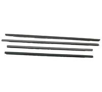 JOVERI Protezione for bordi portiera auto, for Hyundai, IX35 2010-2015 4 pezzi Striscia protettiva in gomma for vetri esterni Guarnizione per tetto auto(Black Outside)