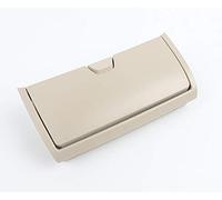 JOVERI Scatola di immagazzinaggio dell'organizzatore della Clip della Gabbia degli Occhiali da Sole dell'automobile, for BMW, X5 X6 F15 F16 2014-2017 Portaocchiali da Sole per Auto(Beige White)