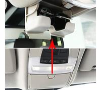 JOVERI Scatola di immagazzinaggio dell'organizzatore della Clip della Gabbia degli Occhiali da Sole dell'automobile, for BMW, X5 X6 F15 F16 2014-2017 Portaocchiali da Sole per Auto(Grey)