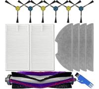 JOVERI Set di accessori di ricambio for Eureka, NERE10s E10S, Midea, M9, Obode A8, A8 Plus, parti for aspirapolvere robot. Spazzola per aspirapolvere robot