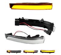 JOVERI Specchietto laterale con indicatore di direzione lampeggiante fumé, Saveiro Voyage Gol G5 G6 G7 G8 Trend Suran, for Passat Indicatore di direzione dello specchietto laterale(Clear Lens)