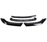 JOVERI Spoiler per mentoniera Diffusore spoiler paraurti anteriore diffusore per labbra auto body kit protezione, per berlina per Civic 4Dr 2016 2017 2018(BLACK Glossy Black)