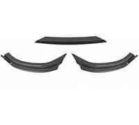 JOVERI Spoiler per mentoniera Diffusore spoiler paraurti anteriore, per Vw per Polo 2011 2012 2013 2014 2015 2016 2017 2018 2019 2020 Auto Lip Splitter Body Kit Paraurti(BLACK Bright Black 19 20)