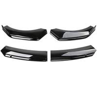 JOVERI Spoiler per mentoniera Per A3 A4 A5 A8 B7 B8 Q7 Rs5 Rs6 S3 Tt Paraurti anteriore Lip Spoiler Side Splitter Mento Body Kit Accessori auto 4 pezzi(Schwarz)
