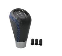 JOVERI Universale for Superb, pomello del cambio manuale in pelle rossa con ticchettio, leva del cambio for auto, cambio manuale M8 M10 M12 Pomello del cambio(Blue)