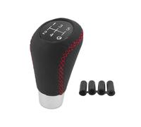 JOVERI Universale for Superb, pomello del cambio manuale in pelle rossa Titch M8 M10 M11 M12 Pomello del cambio leva cambio auto cambio manuale Pomello del cambio(Red Stitching)