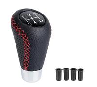 JOVERI Universale for Superb, pomello del cambio manuale in pelle rossa Titch M8 M10 M11 M12 Pomello del cambio leva cambio auto cambio manuale Pomello del cambio(Rot)