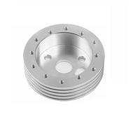 JOVERI Volante da 0,5 "Hub a 6 fori for adattarsi a Grant APC 3 fori adattatore Boss Kit universale for auto distanziale imbottitura del volante superiore Adattatore per mozzo volante(Silver)