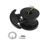 JOVERI Volante Kit mozzo di rilascio racing con inclinazione rapida e corpo adattatore Kit boss rimovibile a scatto Adattatore per mozzo volante(Schwarz)