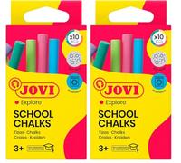 JOVI 152691 - Gessetti CLASSCOLOR, colores surtidos - Caja de 10 unidades, Modelli/Colori Assortiti, 1 Pezzo (Confezione da 2)