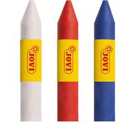 Jovi - 3 barre per trucco viso Adventure, colori rosso, bianco e blu, per carnevale o halloween, ipoallergeniche (175AD)