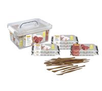 Jovi Air Dry - Scatola con Argilla da Modellare Che Si asciuga all'Aria, 5 Pezzi da 500 Grammi di Bianco, 2 Pezzi da 500 Grammi di Terracotta, 20 modellatori (80)