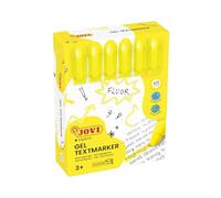 Jovi - Astuccio, 12 pennarelli con gel, colore: giallo (1817)