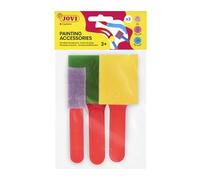 Jovi - Borsa colgable, 3 pennelli Grandi di Schiuma, Forme Diverse, 814