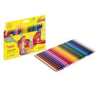 Jovi - Crayons Student, Scatola da 24 pastelli in plastica