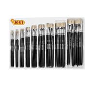 Jovi - Espositore, 108 pennelli Piatti Pitt Artisti, Capelli Spugna (8380)