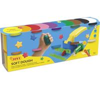 Jovi- Knetmasse Soft Dough BLANDIVER, Colore Assortiti, 410 S