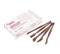 Jovi - Modellatori in plastica, Vaso da 45 Pezzi, Ideale per Modellare Le tue creazioni con Argilla, Fango o plastilina, Spatole con 5 Forme Diverse (5B)