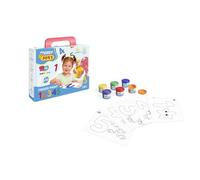 Jovi - My First Finger Paint Learning the Numbers Kit, set di 6 flaconi di pittura con le dita da 35 ml e 10 stencil per attività con numeri, dai 2 anni in su, senza glutine