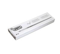 Jovi - Pennelli artistici calibrati con Punta Tonda, Confezione da 12 Pezzi, Pelo Naturale Morbido e Manico in Legno, n. 3 (8203)