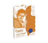 Jovi - Pittura per Il Viso, Trucco Viso per Bambini, 8 millilitri, 6 unità, Colore Blu Scuro (17113)