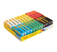 Jovi - Plastilina - Astuccio con 24 Pastiglie da 50 grammi, Colori Assortiti Basic, Senza Glutine