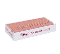Jovi - PLASTILINA, Pasta da modellare a base vegetale, 15 x 150 grammi, Colore beige, Grande plasticità, Senza glutine, Ideale per bambini a partire dai 2 anni (7108)