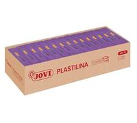 Jovi - PLASTILINA, Pasta da modellare a base vegetale, 15 x 350 grammi, Colore lilla, Grande plasticità, Senza glutine, Ideale per bambini a partire dai 2 anni (7214)